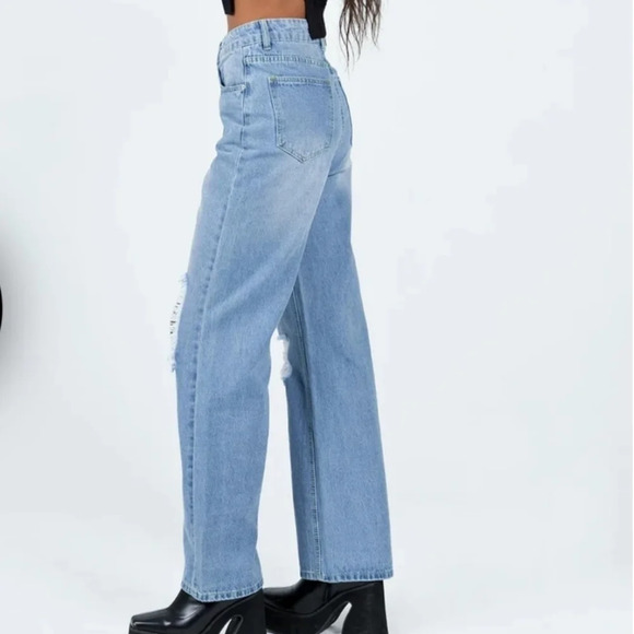 Princess Polly Sintra Oversized Denim Jeans - Picture 5 of 5